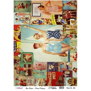 خرید کاغذ دکوپاژ ،خرید طرح دکوپاژ ،خرید دکوپاژ در هنری آنلاین ،هنر ،هنری