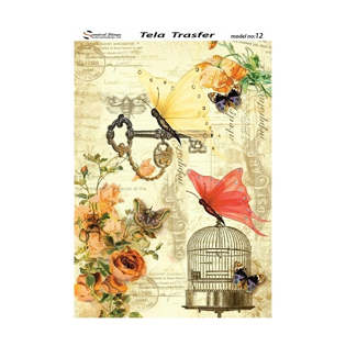 خرید کاغذ دکوپاژ ،خرید دکوپاژ مخملی ، خرید دکوپاژ چسبی ،خرید تلاترانسفر در هنری آنلاین ،هنر ،هنری