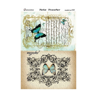 خرید دکوپاژ مخملی یا تلاترانسفر کادنس در هنری آنلاین