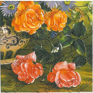 خرید دستمال طرح دار آلمانی مناسب برای دکوپاژ _ هنری آنلاین _ دیجی کالا