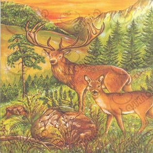 خرید دستمال طرح دار آلمانی مناسب برای دکوپاژ _ هنری آنلاین _ دیجی کالا