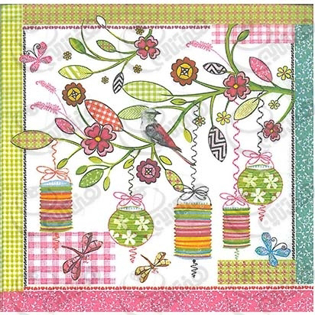 خرید دستمال طرح دار آلمانی مناسب برای دکوپاژ _ هنری آنلاین _ دیجی کالا