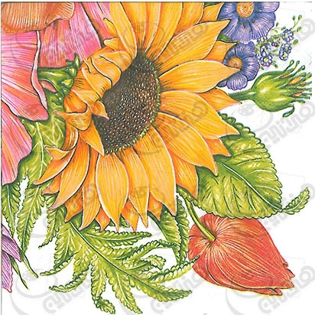 خرید دستمال طرح دار آلمانی مناسب برای دکوپاژ _ هنری آنلاین _ دیجی کالا