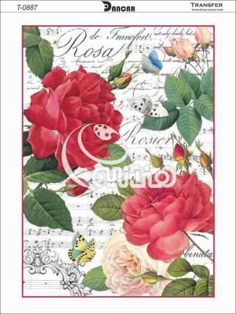 خرید کاغذ ترانسفر - خرید ترانسفر - خرید دکوپاژ - هنری آنلاین - هنری - هنر