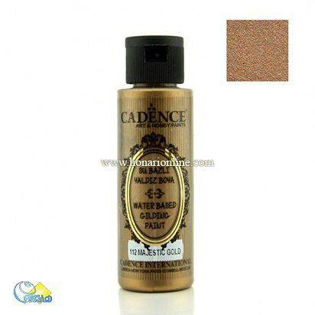 خرید رنگ اکریلیک کادنس، خرید رنگ اکریلیک، رنگ اکریلیک طلایی، هنری آنلاین