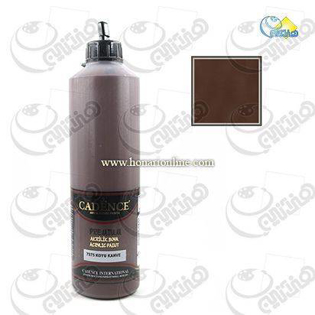 خرید رنگ اکریلیک، خرید رنگ اکریلیک کادنس، رنگ اکریلیک قهوه ای، هنری آنلاین