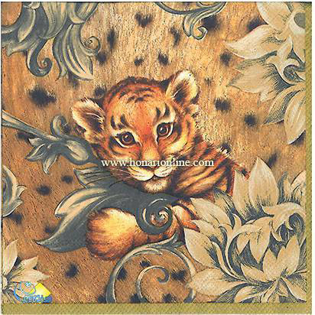 خرید دستمال طرح دار آلمانی مناسب برای دکوپاژ _ هنری آنلاین _ دیجی کالا