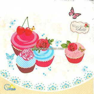 خرید دستمال طرح دار آلمانی مناسب برای دکوپاژ _ هنری آنلاین _ دیجی کالا