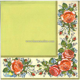 خرید دستمال طرح دار آلمانی مناسب برای دکوپاژ _ هنری آنلاین _ دیجی کالا