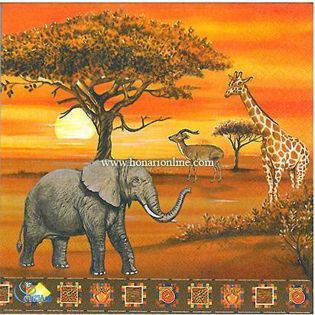 خرید دستمال طرح دار آلمانی مناسب برای دکوپاژ _ هنری آنلاین _ دیجی کالا