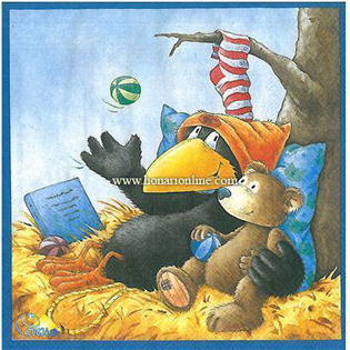 خرید دستمال طرح دار آلمانی مناسب برای دکوپاژ _ هنری آنلاین _ دیجی کالا