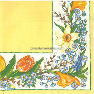 خرید دستمال طرح دار آلمانی مناسب برای دکوپاژ _ هنری آنلاین _ دیجی کالا