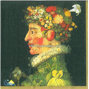 خرید دستمال طرح دار آلمانی مناسب برای دکوپاژ _ هنری آنلاین _ دیجی کالا