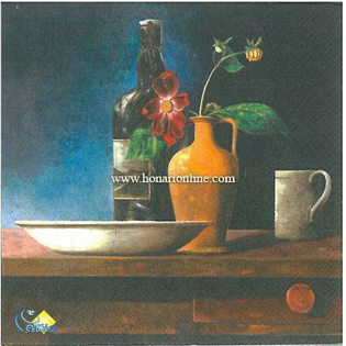 خرید دستمال طرح دار آلمانی مناسب برای دکوپاژ _ هنری آنلاین _ دیجی کالا