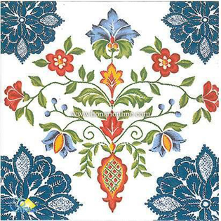 خرید دستمال طرح دار آلمانی مناسب برای دکوپاژ _ هنری آنلاین _ دیجی کالا