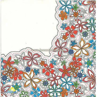 خرید دستمال طرح دار آلمانی مناسب برای دکوپاژ _ هنری آنلاین _ دیجی کالا