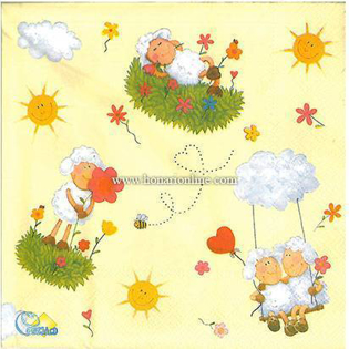 خرید دستمال طرح دار آلمانی مناسب برای دکوپاژ _ هنری آنلاین _ دیجی کالا