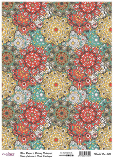 كاغذ دكوپاژ برنجي كادنس اين كاغذ از مواد ظريف ونازك ولي با استحكام بالا ساخته شده است. دكوپاژ برنجي كادنس از دستمال سفره ضخيم تر است اما به راحتي بر روي سطح كار مي خوابد و داراي طرح ها ورنگبندي هاي جذاب،جديدوبسيار شيكي نسبت به دستمال است. قابل استفاده براي هر نوع تكنيكي (مدرن و كلاسيك) تاكنون بيش از٦٠٠ طرح زيبا توليد شده است سايز اين محصول a3 ميباشد.	دکوپاژچیست،هرانچه که درباره دکوپاژباید بدانید،خرید دکوپاژ،دکوپاژبرنجی چیست،فروش دکوپاژ،دکوپاژ روی چوب،خرید اینترنتی دکوپاژ،دکوپاژ روی چوب،وسایل دکوپاژ،دکوپاژ روی شیشه،وسایل مورد نیازبرای دکوپاژ،اموزش دکوپاژ باتصویر،دکوپاژ روی سفال،دکوپاژ روی فلز،فروش لوازم هنری،هنری الاین بزرگترین فروشگاه لوازم هنری،قیمت دکوپاژ،قیمت لوازم هنری،قیمت لوازم پتینه،دکوپاژ برنجی،چسب دکوپاژ چیست،طرح های دکوپاژ،طرح های دکوپاژ با کیفیت بالا،طرح های زیبای دکوپاژ،ایده برای دکوپاژ،ویدئو اموزش دکوپاژ