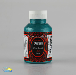 خرید رنگ اکریلیک، رنگ اکریلیک متالیک، رنگ اکریلیک فیروزه ای، هنری آنلاین