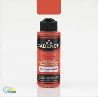 خرید رنگ اکریلیک کادنس، خرید رنگ اکریلیک، رنگ اکریلیک قرمز آجری، هنری آنلاین