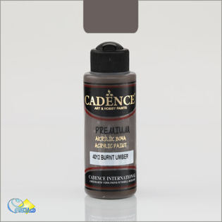 خرید رنگ اکریلیک کادنس، خرید رنگ اکریلیک، رنگ اکریلیک قهوه ای سوخته، هنری آنلاین