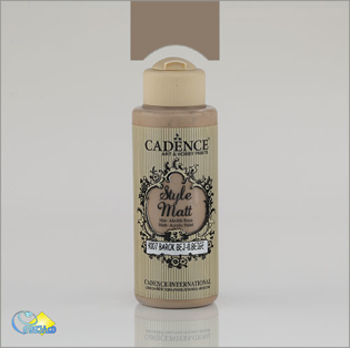 خرید رنگ اکریلیک کادنس، خرید رنگ اکریلیک استایل مات، رنگ اکریلیک بژ تیره، هنری آنلاین