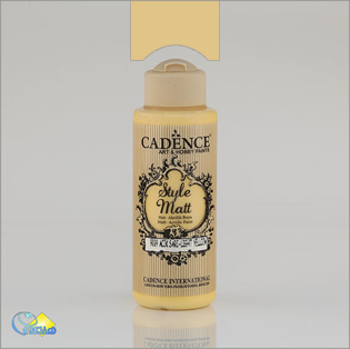 خرید رنگ اکریلیک کادنس، خرید رنگ اکریلیک استایل مات، رنگ اکریلیک زرد، هنری آنلاین