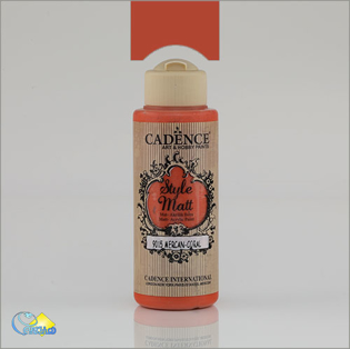 خرید رنگ اکریلیک کادنس، خرید رنگ اکریلیک استایل مات، رنگ اکریلیک مرجانی، هنری آنلاین