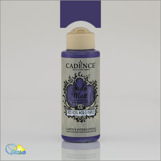 خرید رنگ اکریلیک کادنس، خرید رنگ اکریلیک استایل مات، رنگ اکریلیک بنفش، هنری آنلاین