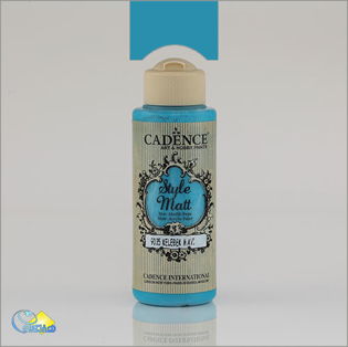 خرید رنگ اکریلیک کادنس، خرید رنگ اکریلیک استایل مات، رنگ اکریلیک آبی، هنری آنلاین