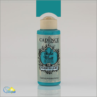 خرید رنگ اکریلیک کادنس، خرید رنگ اکریلیک استایل مات، رنگ اکریلیک سبز دریایی، هنری آنلاین