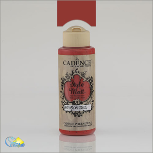 خرید رنگ اکریلیک کادنس، خرید رنگ اکریلیک استایل مات، رنگ اکریلیک قرمز، هنری آنلاین