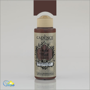 خرید رنگ اکریلیک کادنس، خرید رنگ اکریلیک استایل مات، رنگ اکریلیک قهوه ای، هنری آنلاین