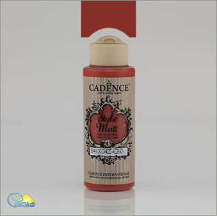 خرید رنگ اکریلیک کادنس، خرید رنگ اکریلیک استایل مات، رنگ اکریلیک قرمز، هنری آنلاین