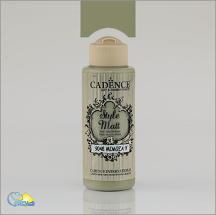 خرید رنگ اکریلیک کادنس، خرید رنگ اکریلیک استایل مات، رنگ اکریلیک زیتونی، هنری آنلاین