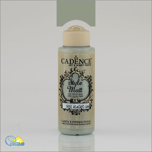 خرید رنگ اکریلیک کادنس، خرید رنگ اکریلیک استایل مات، رنگ اکریلیک سبز مریم گلی، هنری آنلاین