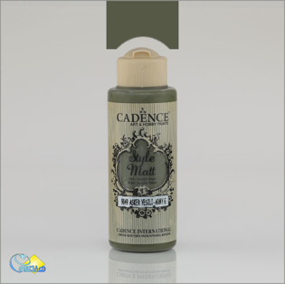 خرید رنگ اکریلیک کادنس، خرید رنگ اکریلیک استایل مات، رنگ اکریلیک سبز ارتشی، هنری آنلاین