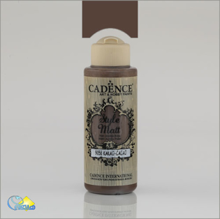 خرید رنگ اکریلیک کادنس، خرید رنگ اکریلیک استایل مات، رنگ اکریلیک کاکائویی، هنری آنلاین