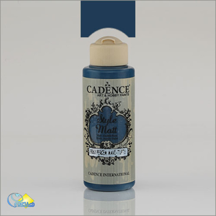 خرید رنگ اکریلیک کادنس، خرید رنگ اکریلیک استایل مات، رنگ اکریلیک آبی، هنری آنلاین