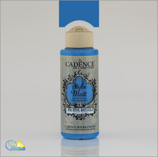 خرید رنگ اکریلیک کادنس، خرید رنگ اکریلیک استایل مات، رنگ اکریلیک آبی، هنری آنلاین