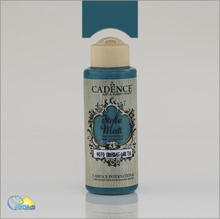 خرید رنگ اکریلیک کادنس، خرید رنگ اکریلیک استایل مات، رنگ اکریلیک فیروزه ای، هنری آنلاین