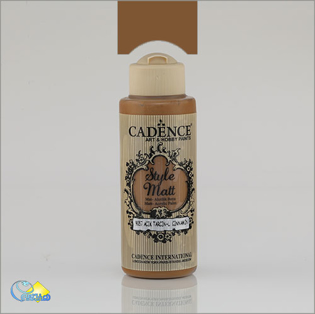 خرید رنگ اکریلیک کادنس، خرید رنگ اکریلیک استایل مات، رنگ اکریلیک دارچینی، هنری آنلاین