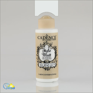 خرید رنگ اکریلیک کادنس، خرید رنگ اکریلیک استایل مات، رنگ اکریلیک سفید، هنری آنلاین