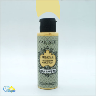 خرید رنگ اکریلیک کادنس، خرید رنگ اکریلیک، رنگ اکریلیک زرد زعفرانی، هنری آنلاین