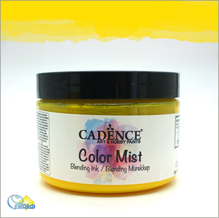 جوهر ترکیبی Color Mist کادنس، Cadence Blending Ink برای طراحی و نقاشی، جوهر اکریلیک زرد لیمویی، هنری آنلاین