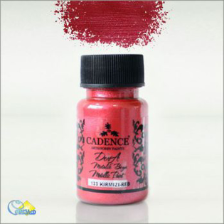 خرید رنگ دورا متالیک، رنگ فوق براق، خرید رنگ اکریلیک قرمز، هنری آنلاین