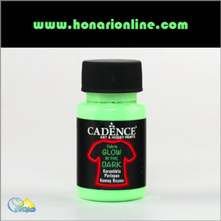 خرید رنگ اکریلیک، خرید رنگ شب تاب پارچه، رنگ شب تاب سبز، هنری آنلاین