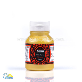 خرید رنگ اکریلیک، رنگ اکریلیک متالیک، رنگ اکریلیک زرد، هنری آنلاین