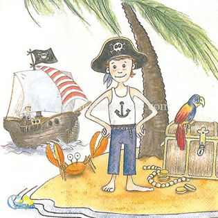 خرید دستمال طرح دار آلمانی مناسب برای دکوپاژ _ هنری آنلاین _ دیجی کالا