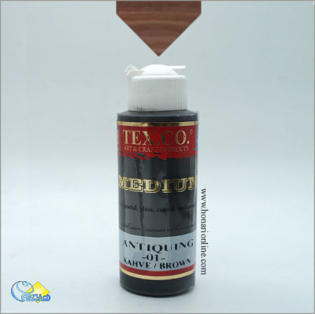 خرید رنگ کهنه کاری، خرید رنگ آنتیک، خرید رنگ پتینه، رنگ کهنه کاری قهوه ای، هنری آنلاین